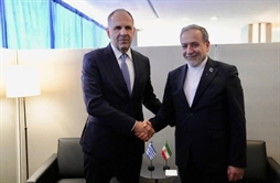 I.R. Iran, Ministry of Foreign Affairs- Iranian FM Araghchi meets Greek counterpart in New York